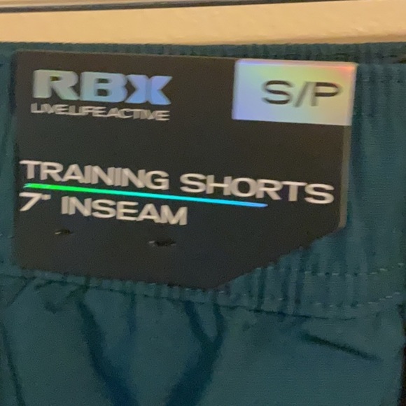 Reebok Men's Dark Teal Athletic Shorts - Picture 3 of 5